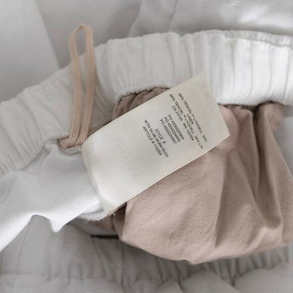 Aritzia Wilfred The Lodge High-Rise Relaxed Wide-Leg White Linen Pants Size XL - Picture 8 of 8